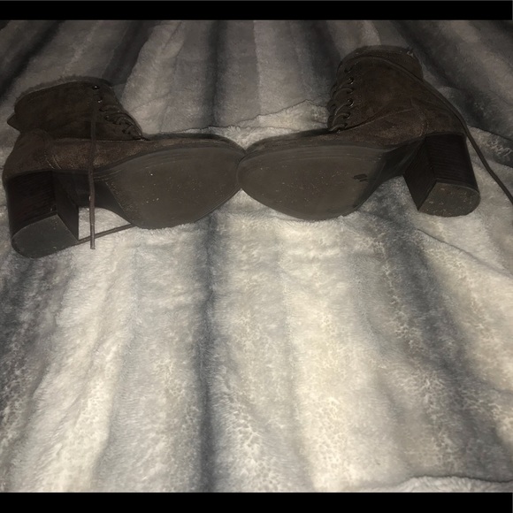 brown bootie heels - Picture 3 of 3